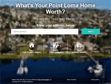 Tablet Screenshot of pointlomahomevalue.com